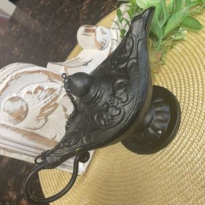 Genie Lamp / Candle Holder / Incense Burner - Metal